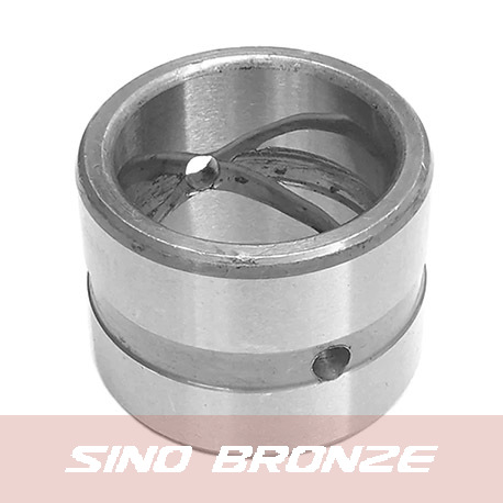 Original 3 digger bucket bushes with inside spiral oil grooves and holes hardened steel sae52100