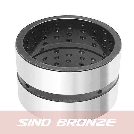 Original heavy duty steel bushings with round oil pockets and oil ring grooves aisi 4140 aisi 4142 42crmo4 hardened steel